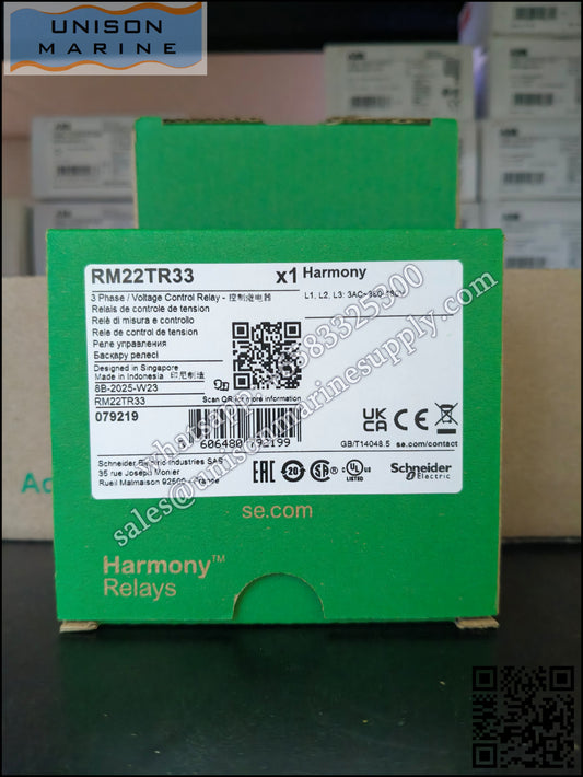 Schneider Harmony Control Relays: RM22TR33, 5A / 2CO / 380-480Vac