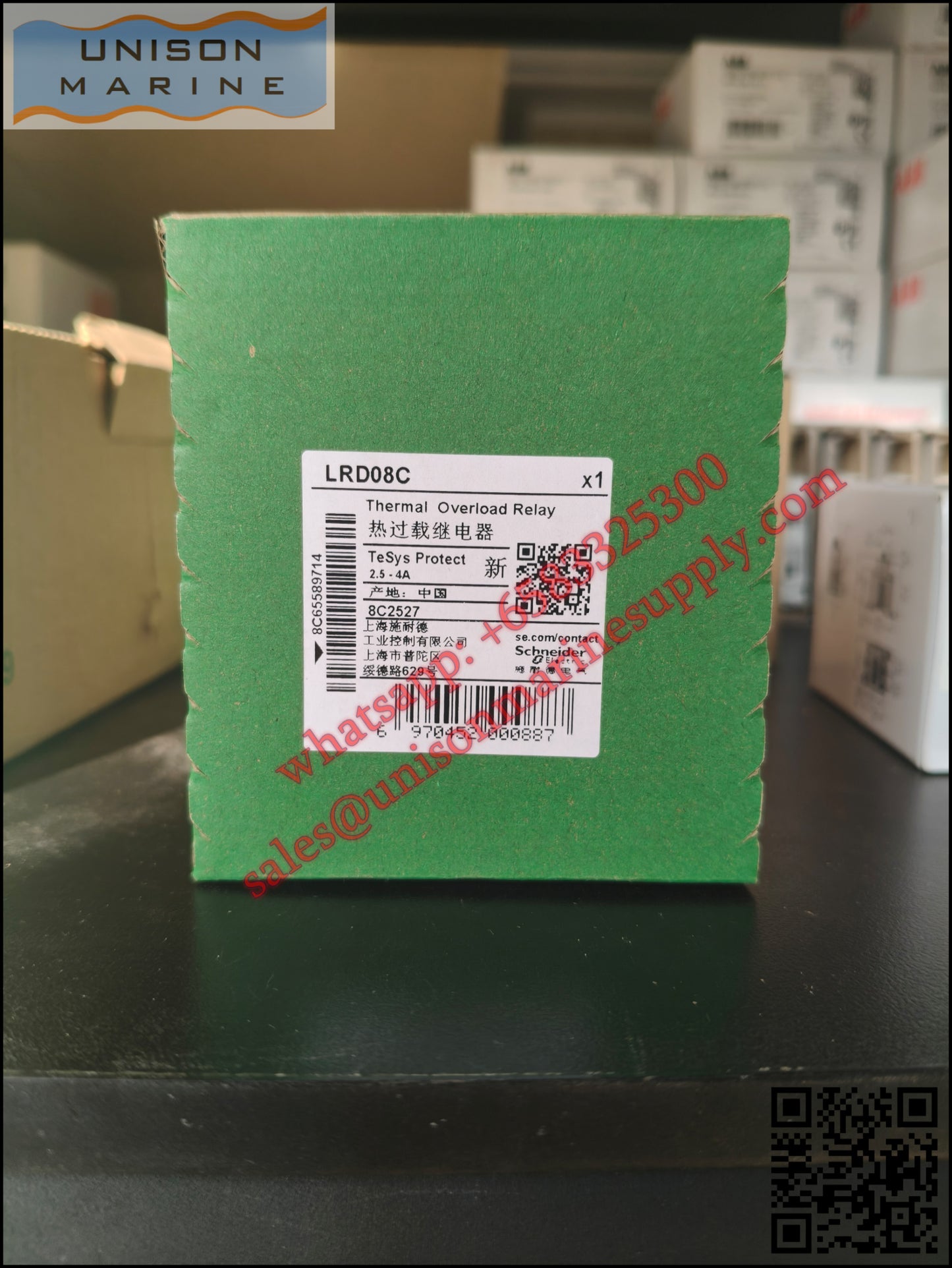 Schneider TeSys Deca Thermal overload relay: LRD08C, 2.5to 4.0A