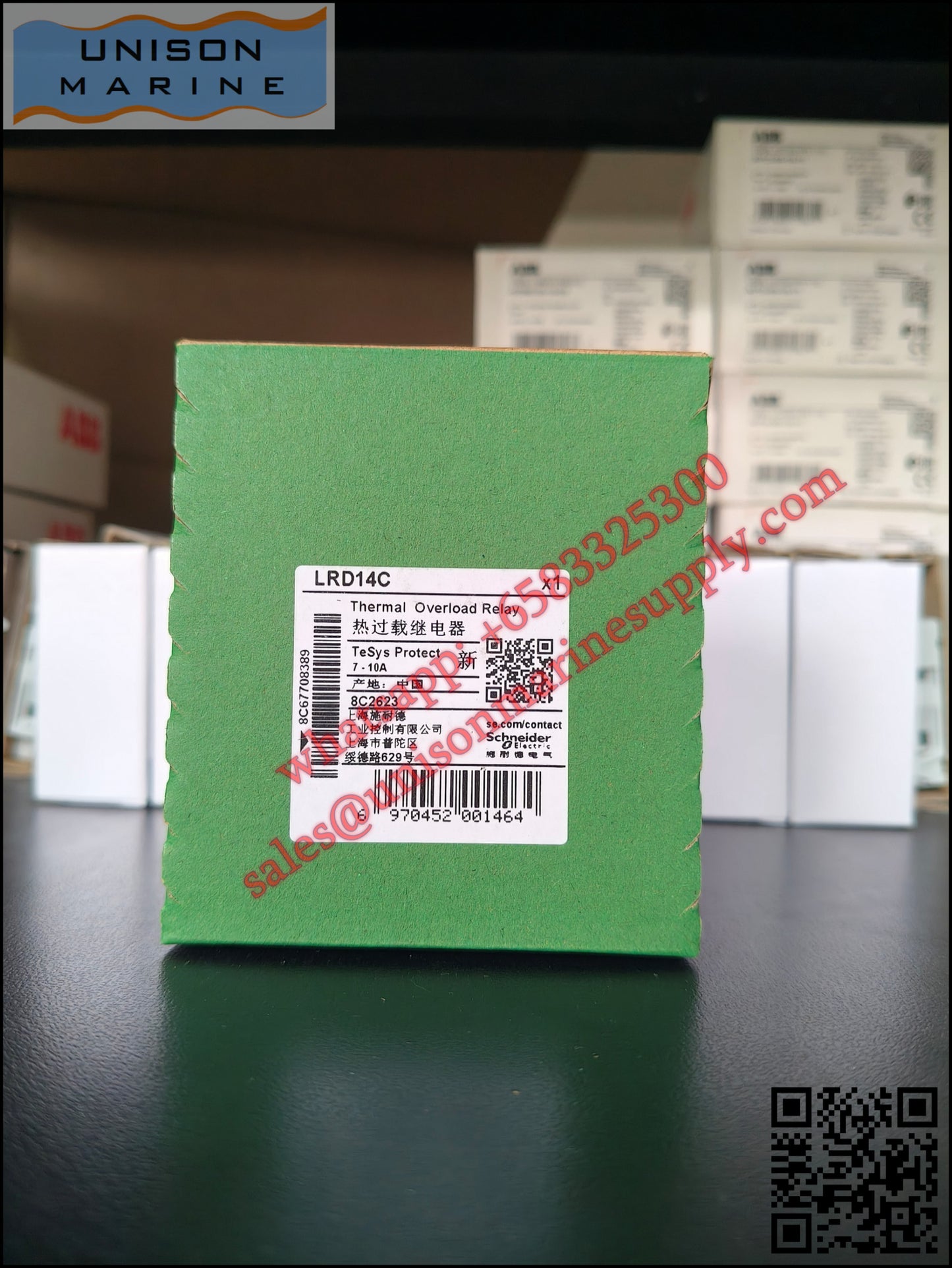 Schneider TeSys Deca Thermal overload relay: LRD14C, 7 to 10A
