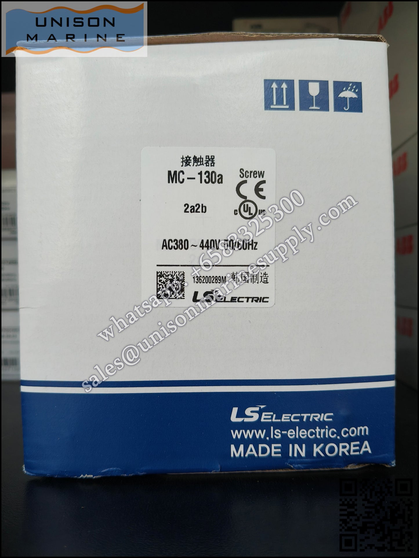 LS ELECTRIC - Contactor MC-130A 380-440VAC 2A2B