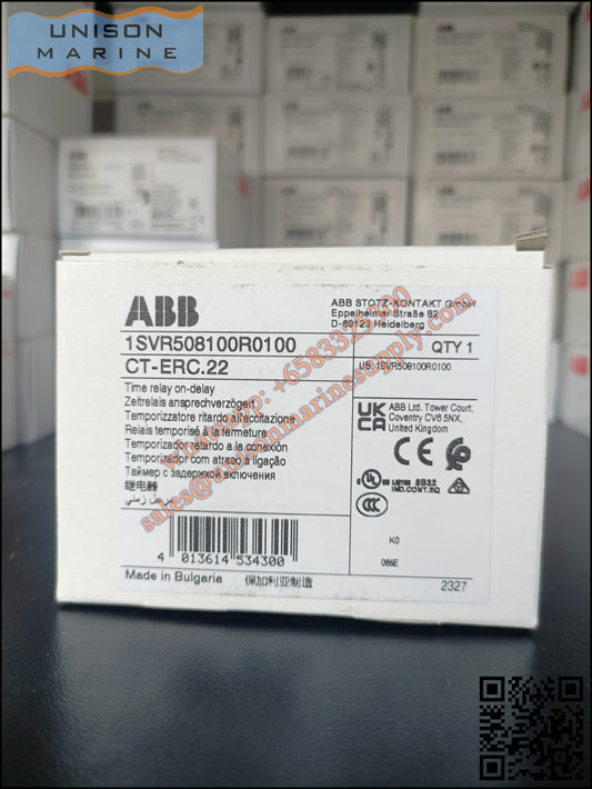 ABB Electronic Time Relay CT-ERC.22S, 1SVR508100R0100