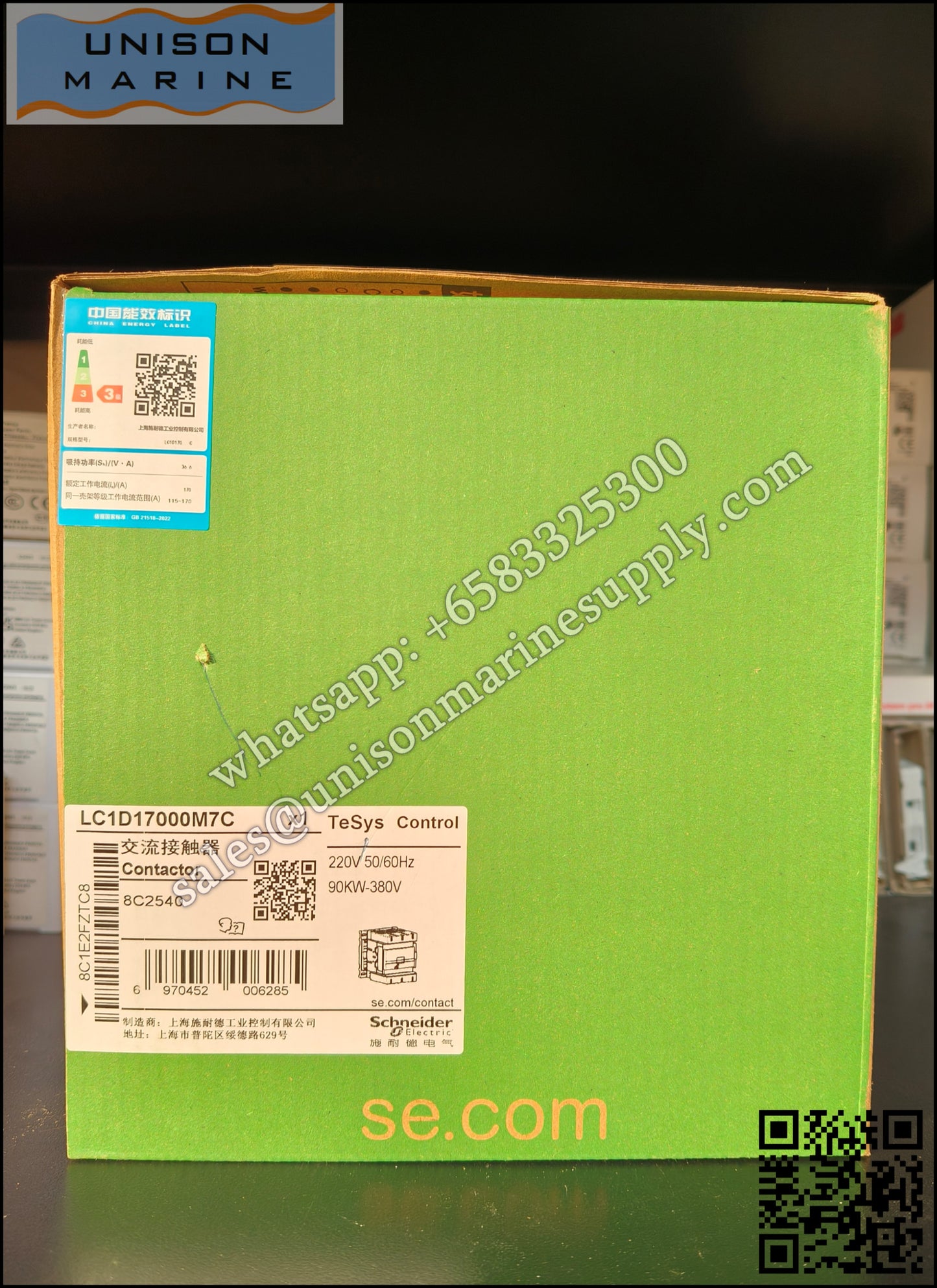 Schneider TeSys Deca Contactors: LC1D17000M7C