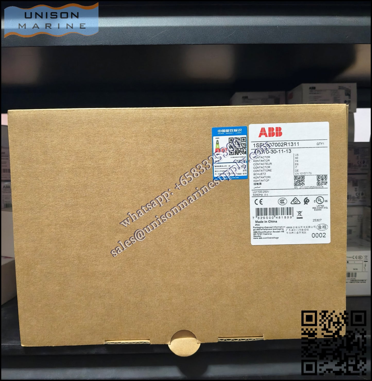 ABB Magnetic Contactors AF Series : AF370-30-11-13