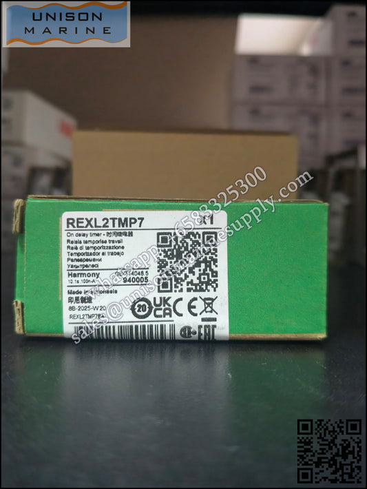 Schneider Harmony Timer Relays: REXL2TMP7, on delay 0.1s..100h/230V AC