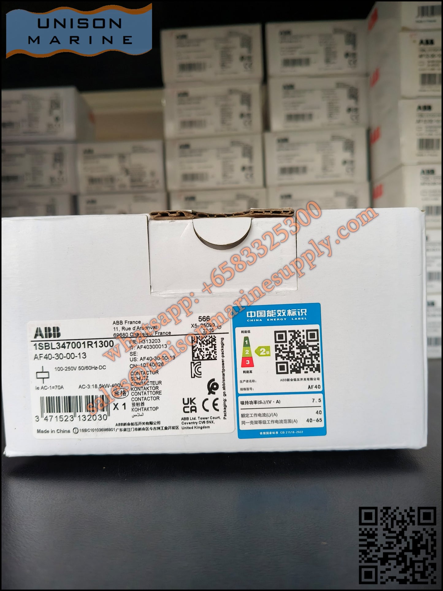 ABB Magnetic Contactors AF Series : AF40-30-00-13,1SBL347001R1300