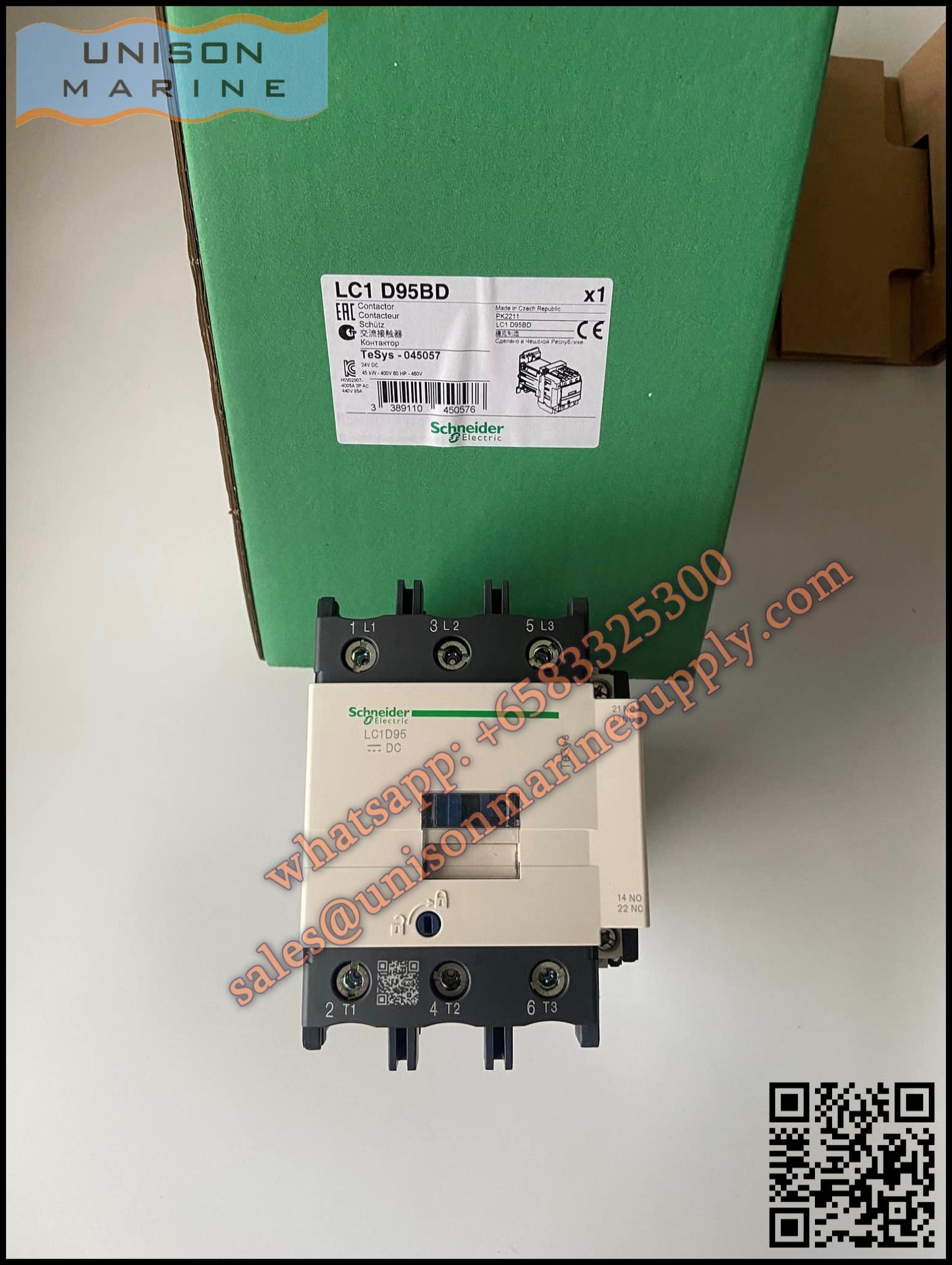 Schneider TeSys Deca Contactors : LC1D95BD
