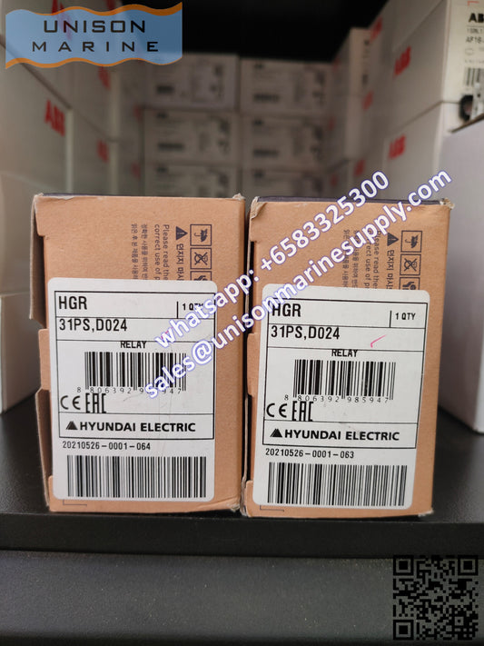 Hyundai Marine Control Relay (HGR-P DC): HGR 31PS