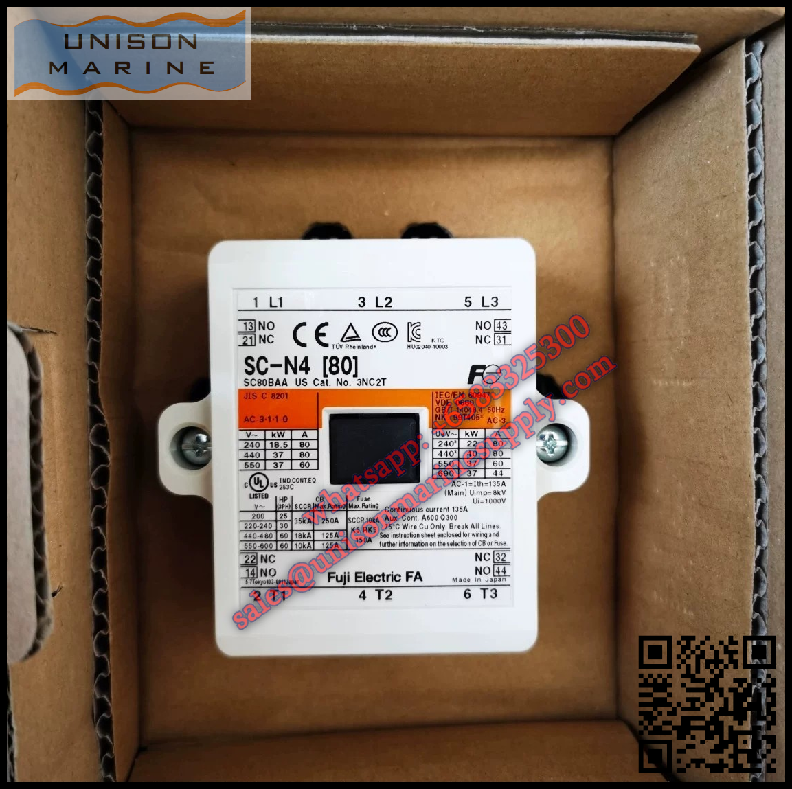 FUJI Magnetic Contactors: SC-N4 2a2b
