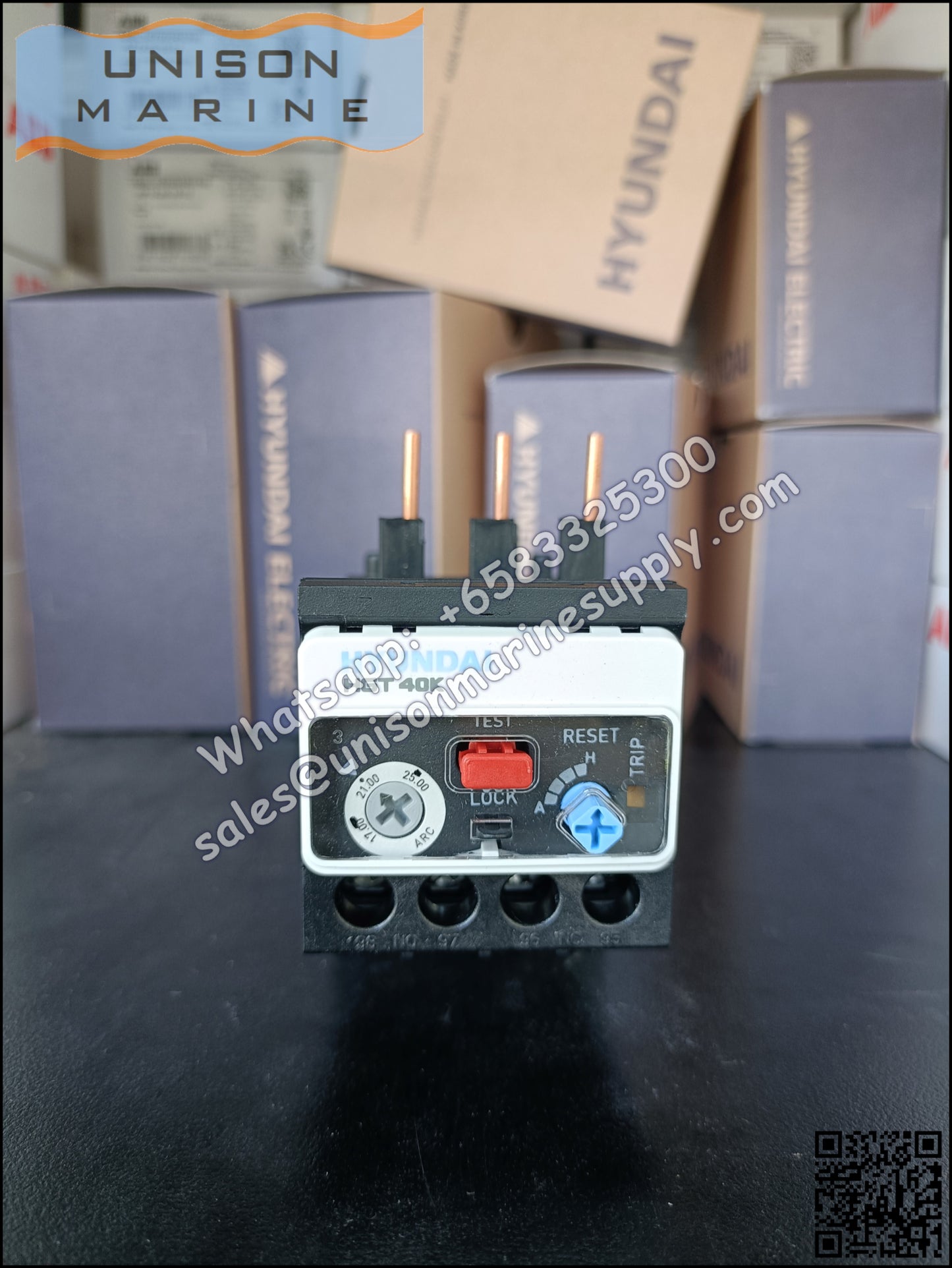 Hyundai Marine Thermal Overload Relay (TOR): HGT40K A0025S