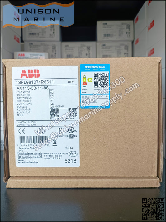 ABB Magnetic Contactors AX Series : AX115-30-11