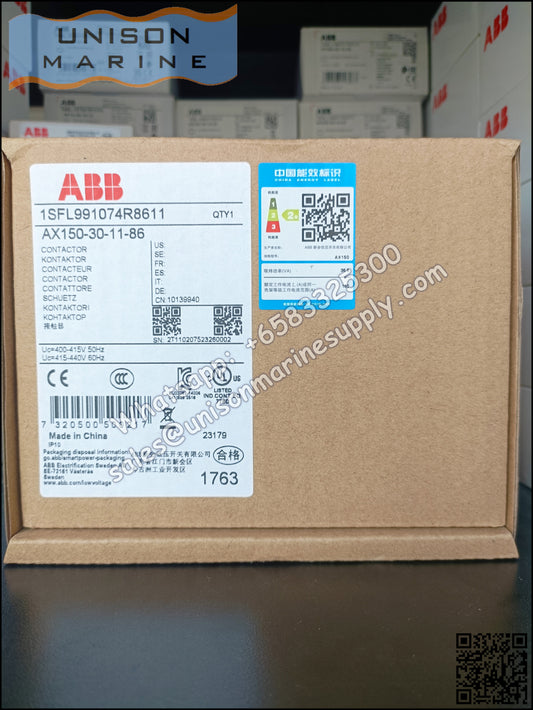 ABB Magnetic Contactors AX Series : AX150-30-11