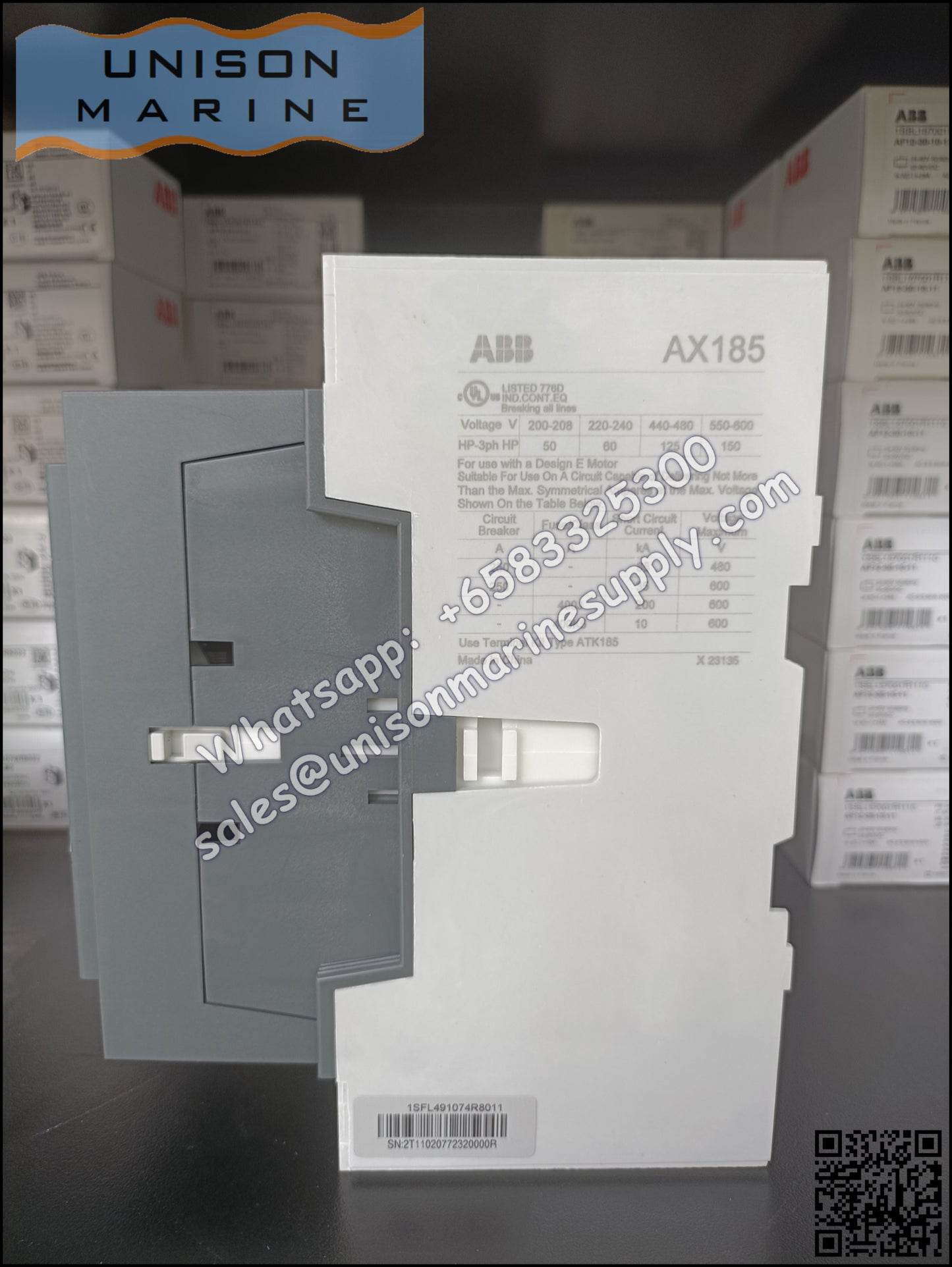 ABB Magnetic Contactors AX Series : AX185-30-11