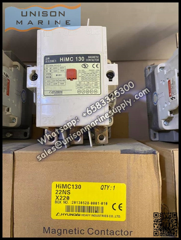 Hyundai Marine Magnetic Contactors HiMC130