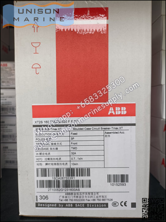 ABB SACE Tmax XT Circuit Breakers: XT2S160 3P