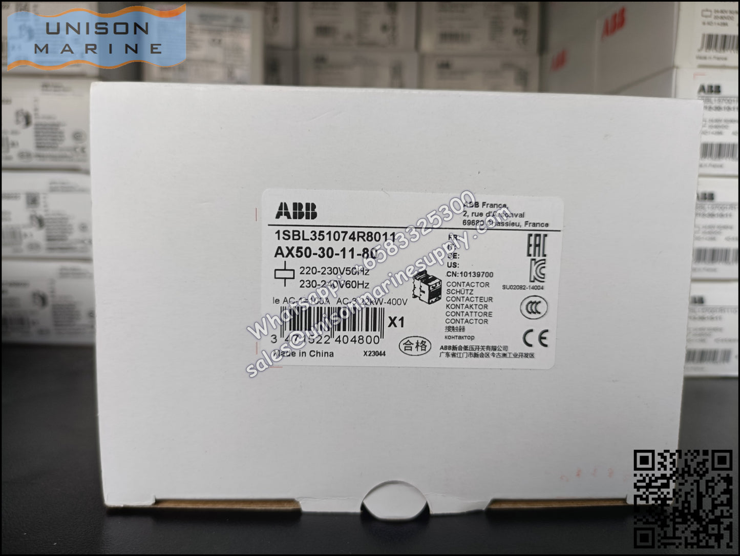 ABB Magnetic Contactors AX Series : AX50-30-11