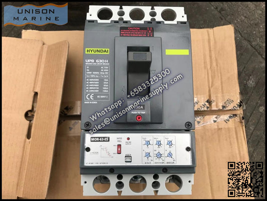Hyundai Marine Circuit Breaker (MCCB) - UPB630H 3P Fixed / Plug-in Type