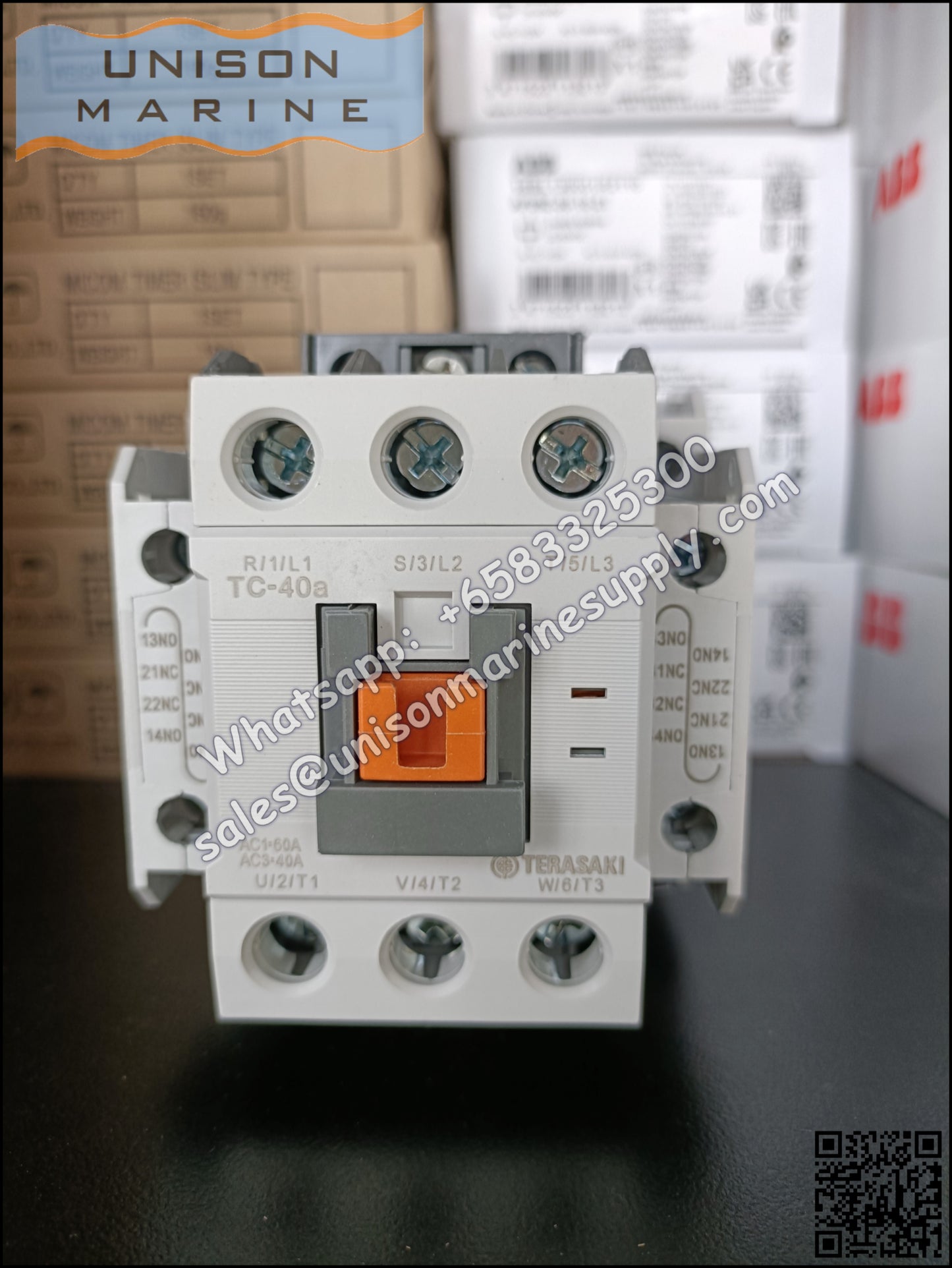 TERASAKI Marine Magnetic Contactors，TC-40a