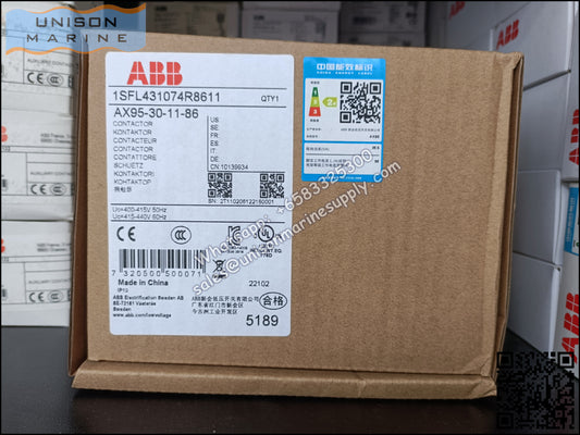 ABB Magnetic Contactors AX Series : AX95-30-11