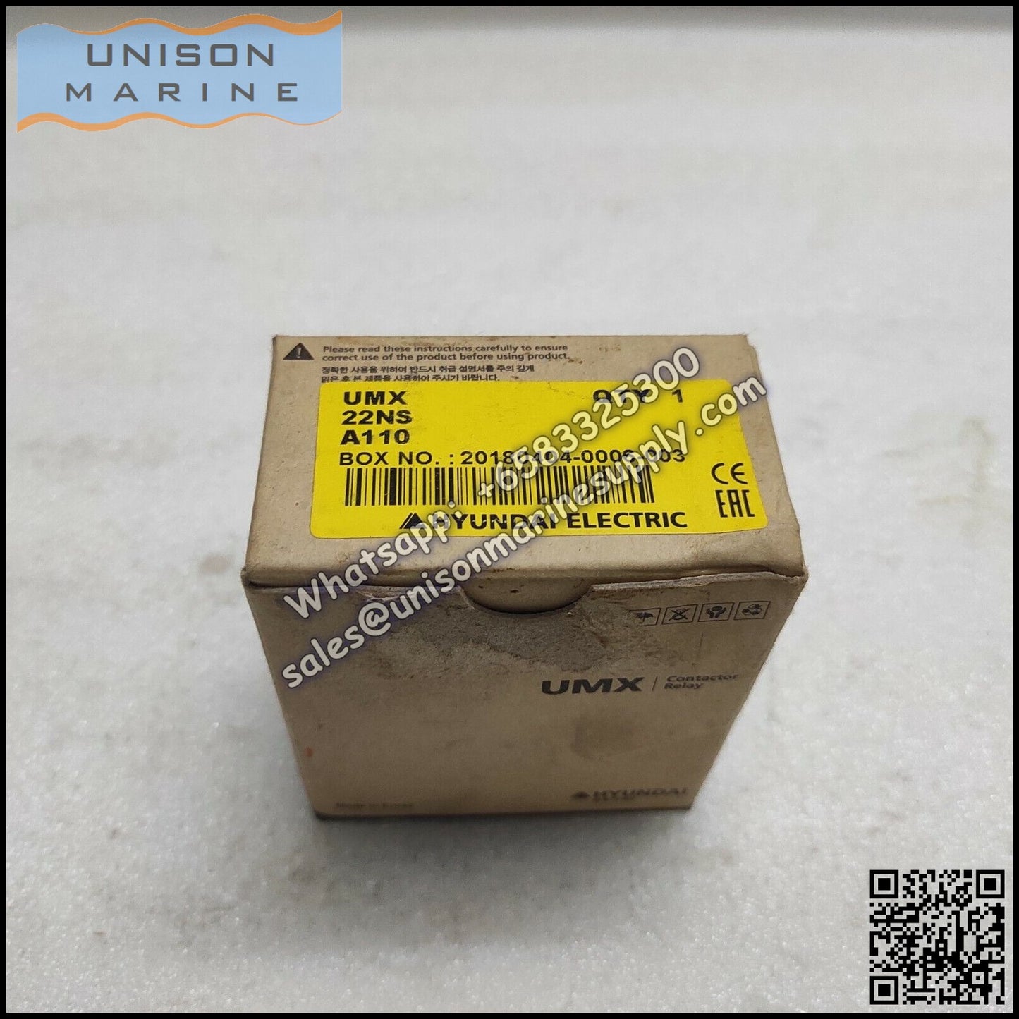 Hyundai Marine Magnetic Contactors UMX22