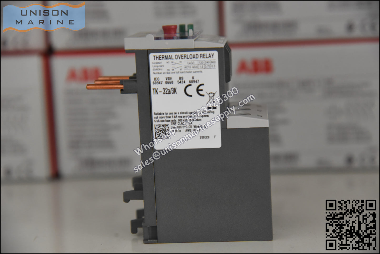 Terasaki Marine Thermal Overload Relay TK-32A （22-32A）