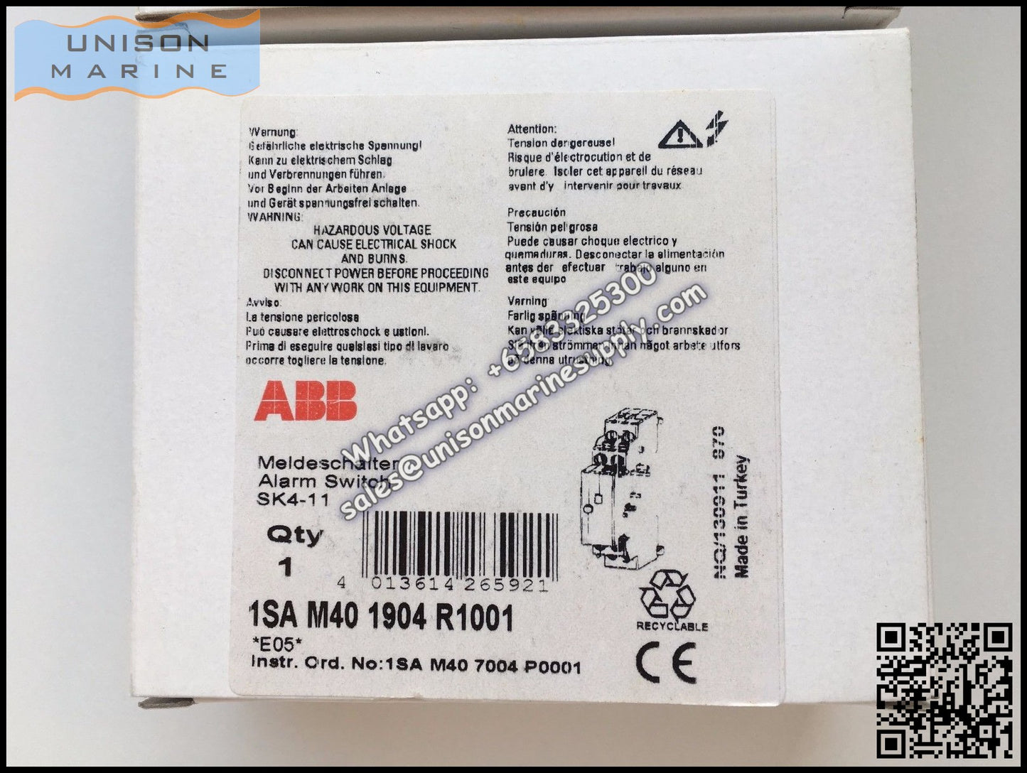ABB Manual Motor Starter SK4-11 1SAM401904R1001