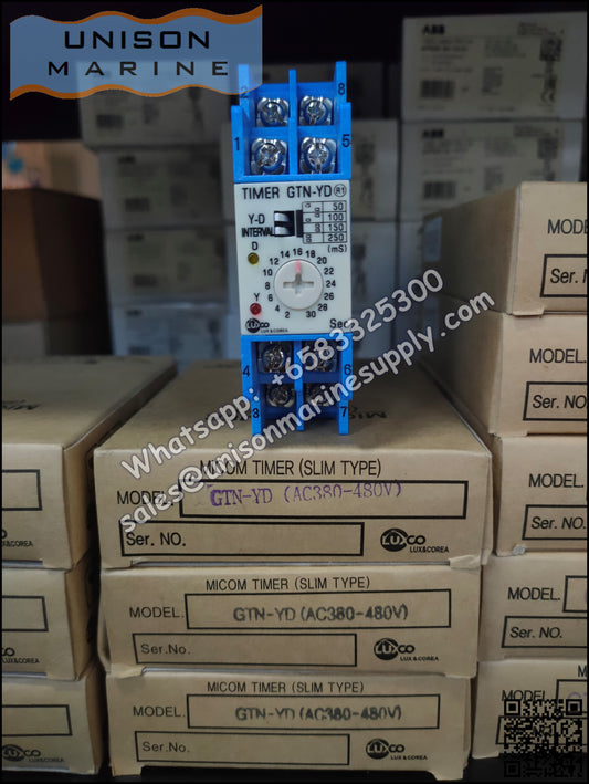 Westronics（LUXCO）Marine Slim Timer : GTN-YD AC380-480V