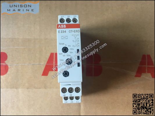 ABB Electronic Time Relay CT-ERD.22 24-48VDC/24-240VAC, 0.05s-100