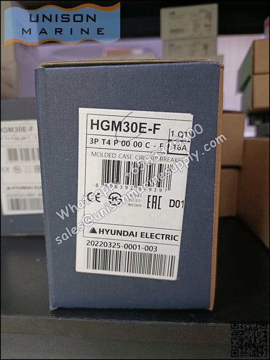 Hyundai Marine Circuit Breaker (MCCB) - HGM30E 3P Fixed / Plug-in Type