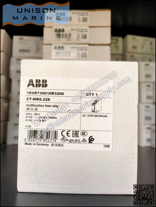 ABB Marine MultifunctionTime Relay CT-MBS.22S 2c/o 0.05s-300h