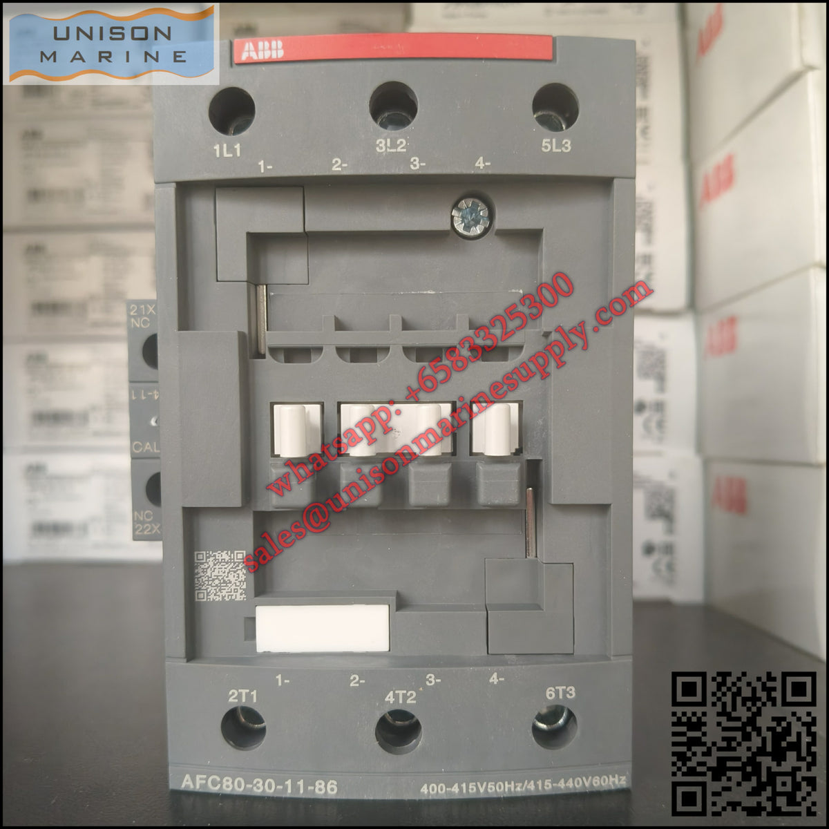 ABB Magnetic Contactors AF Series : AFC80-30-11-86*400-415V50Hz/415-440V60Hz,1SBL391001R8611