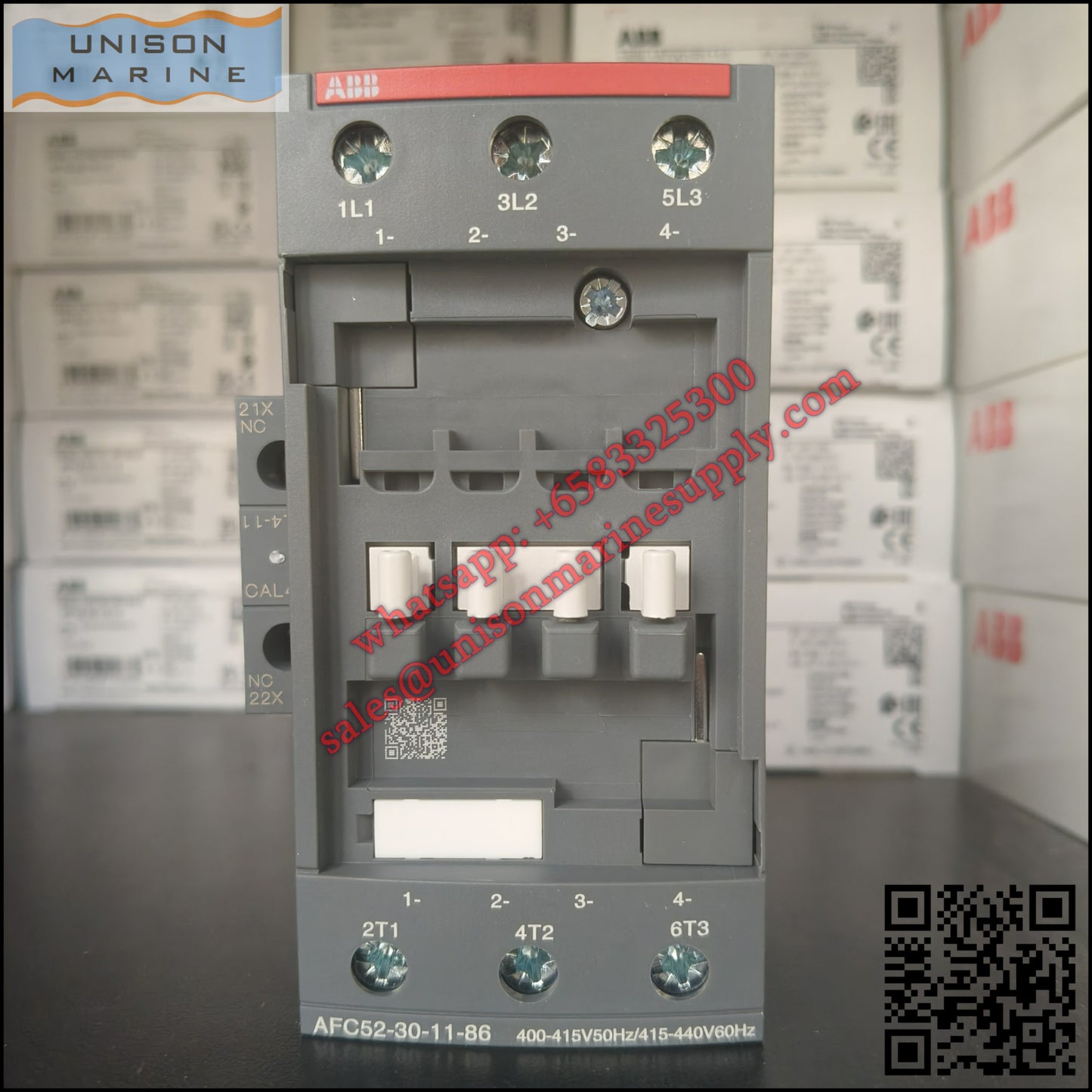 ABB Magnetic Contactors AF Series : AFC52-30-11-86*400-415V50Hz/415-440V60Hz,1SBL361001R8611