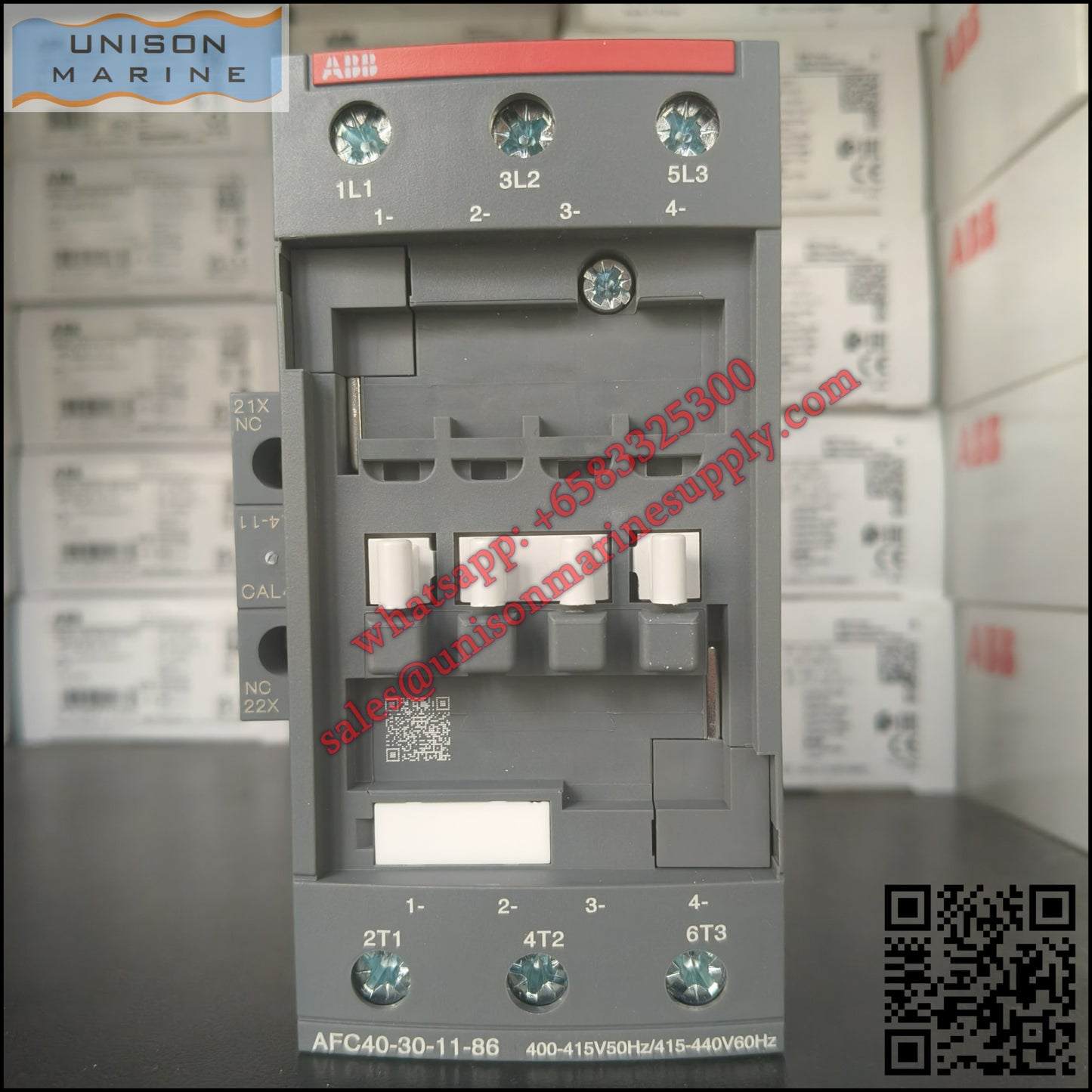 ABB Magnetic Contactors AF Series : AFC40-30-11-86*400-415V50Hz/415-440V60Hz,1SBL341001R8611