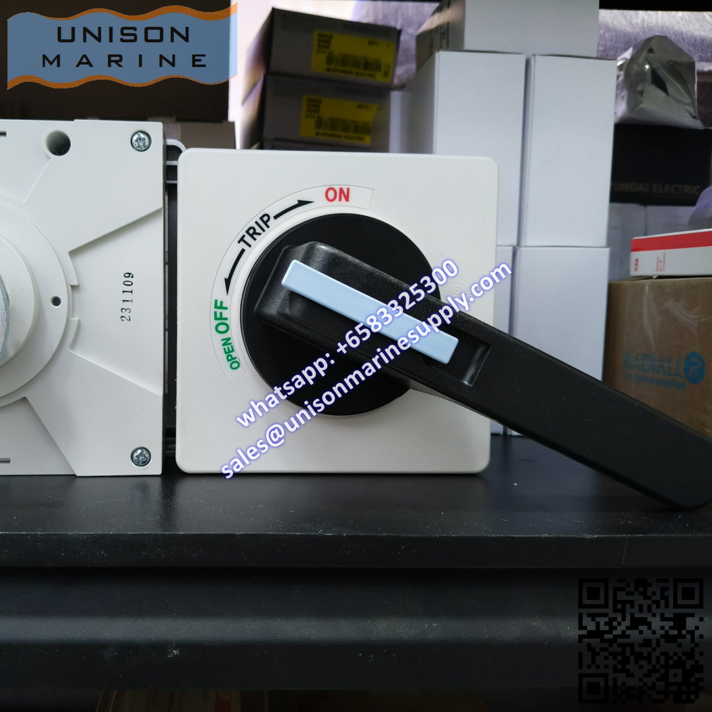 Hyundai Marine Circuit Breaker (MCCB) Accessory, Rotary Handle - TFG 80GM L/R/U