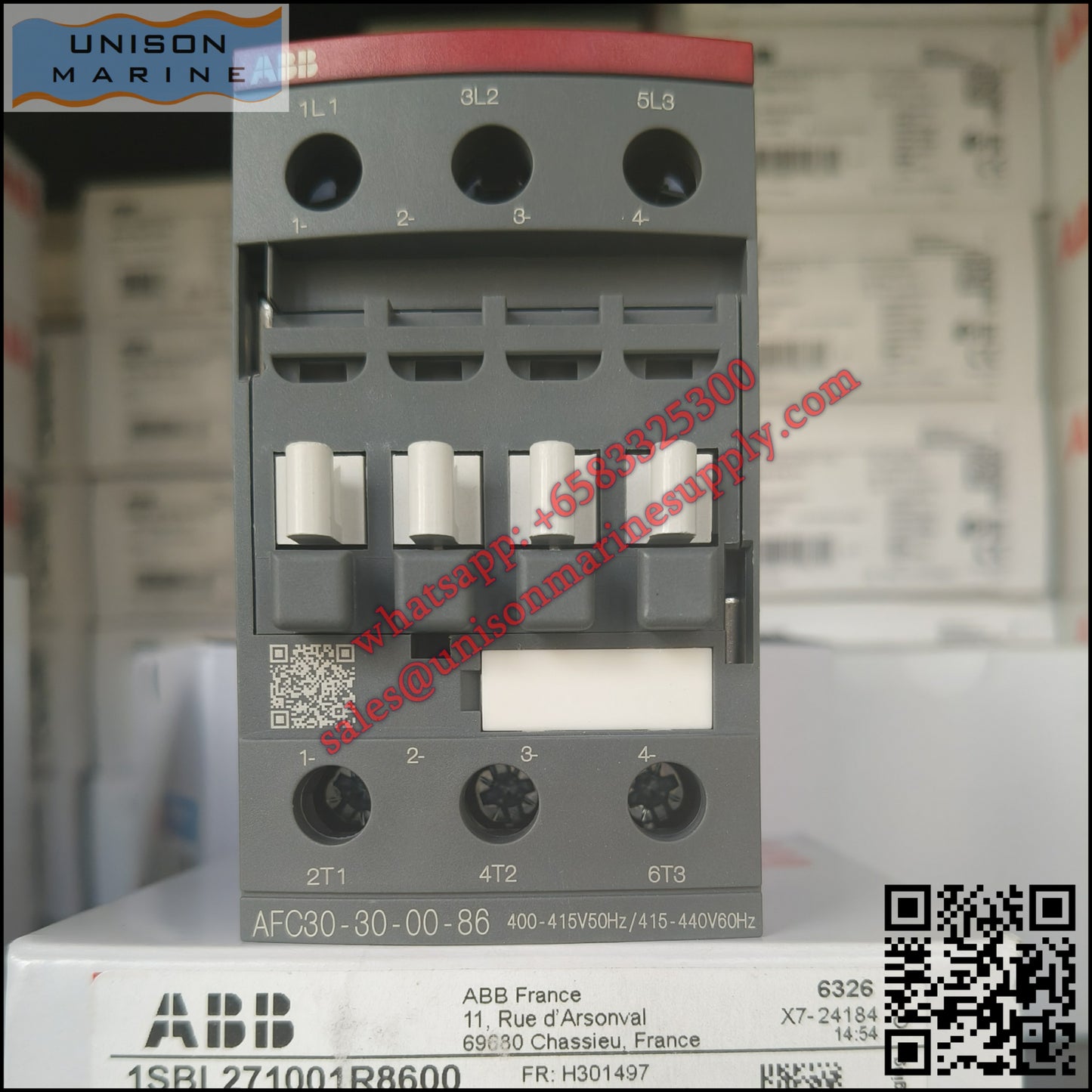ABB Magnetic Contactors AF Series : AFC30-30-10-86*400-415V50Hz/415-440V60Hz,1SBL271001R8600