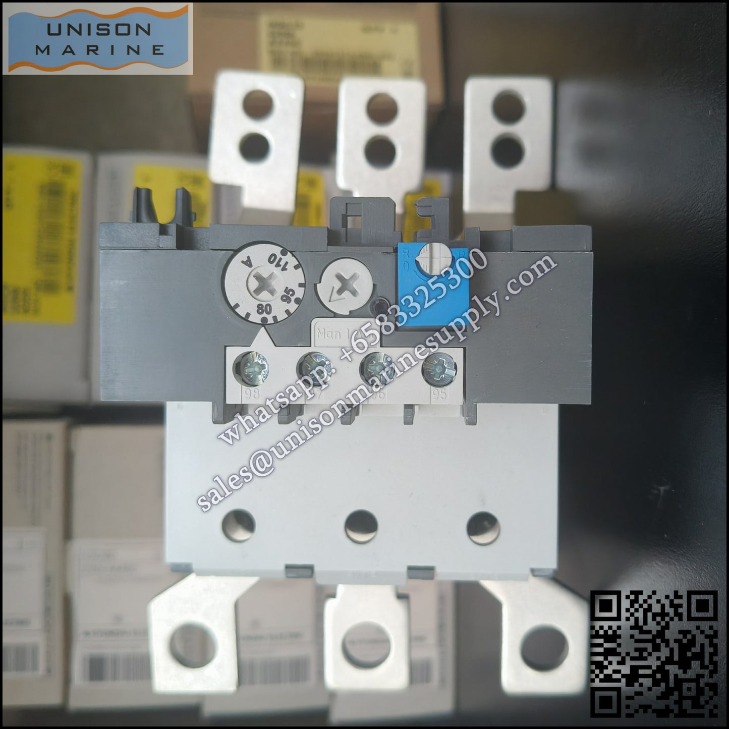 ABB Thermal Overload Relay 1 NO/1 NC:TA200DU-110（80...110A）,1SAZ421201R1002