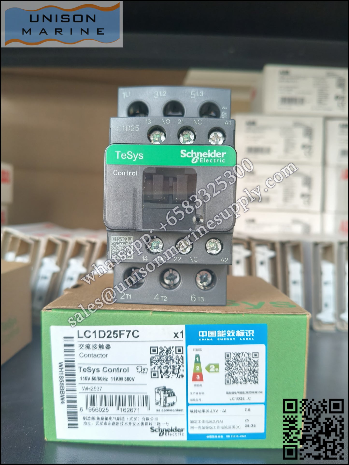 Schneider TeSys Deca Contactors : LC1D25F7C