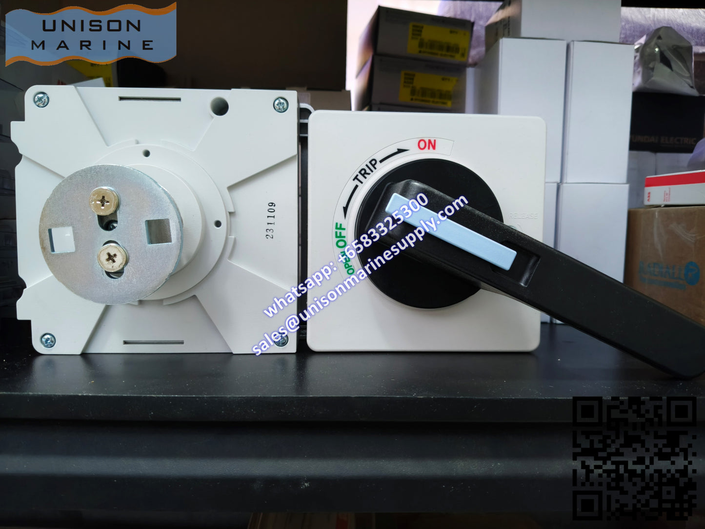 Hyundai Marine Circuit Breaker (MCCB) Accessory, Rotary Handle - TFG 80GM L/R/U