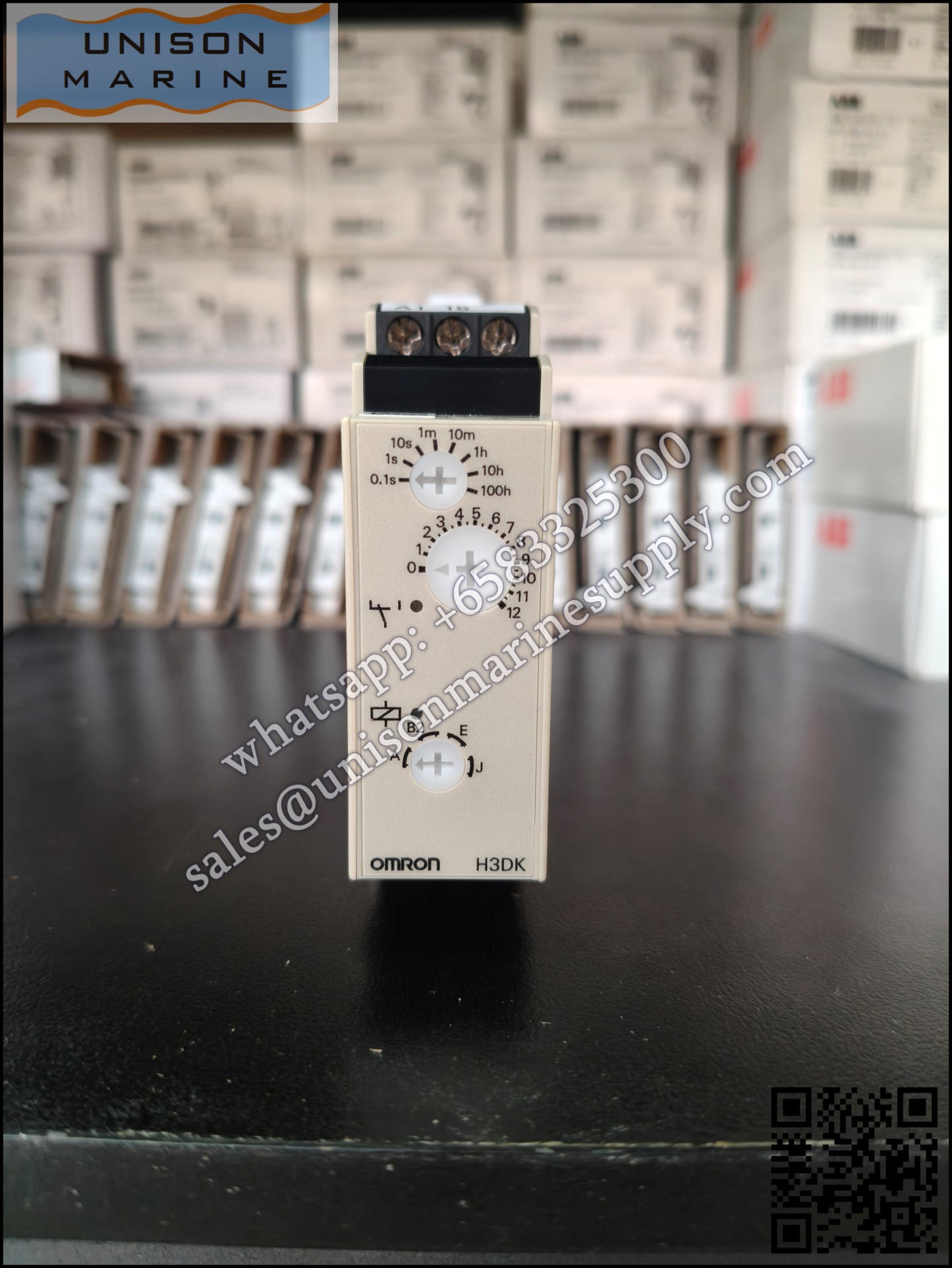 Omron DIN Rail Timer Relay: H3DK-S1 AC/DC24-240