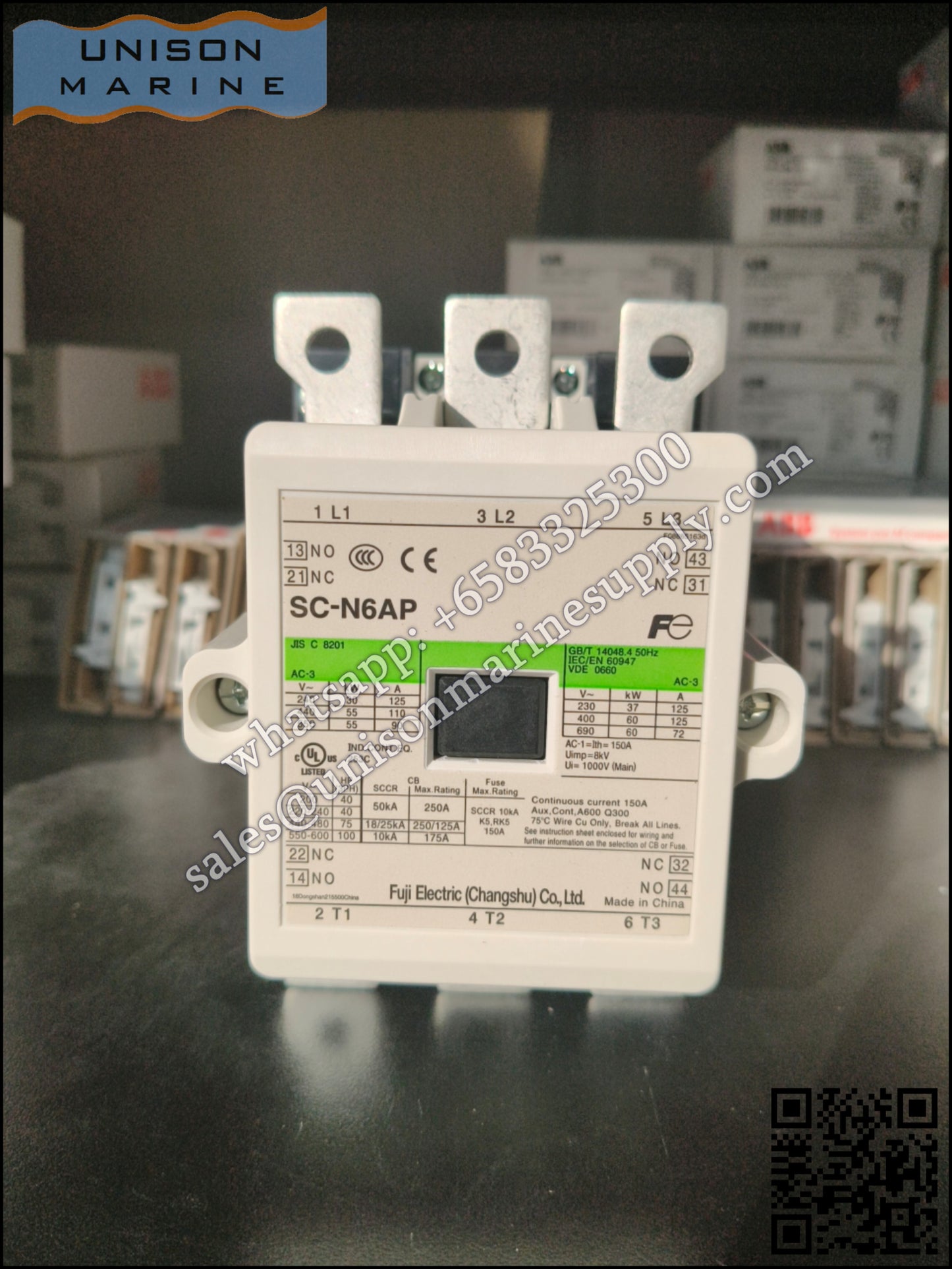 FUJI Magnetic Contactors: SC-N6AP