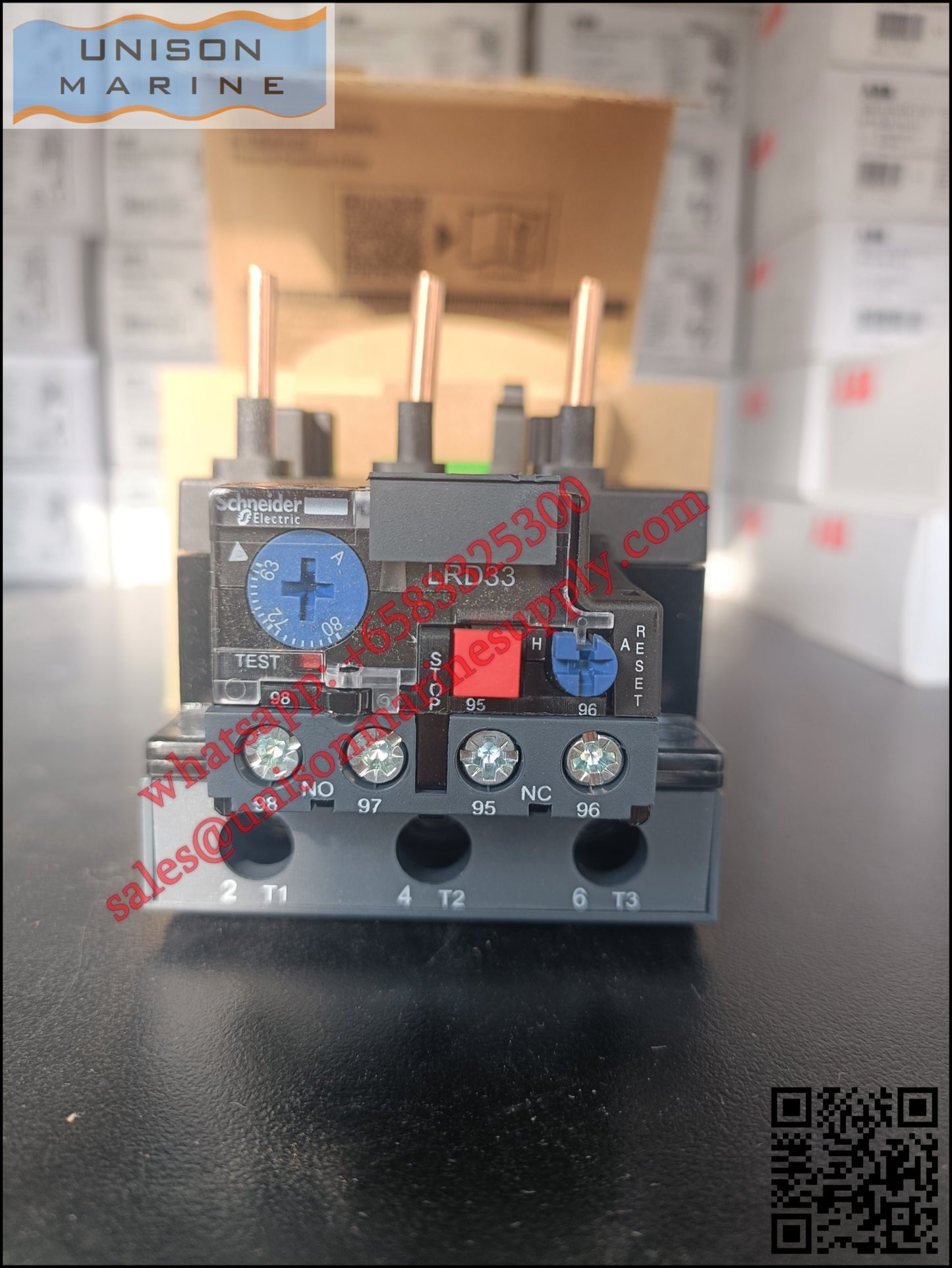 Schneider TeSys Deca Thermal overload relay: LRD3363C, 63 to 80A