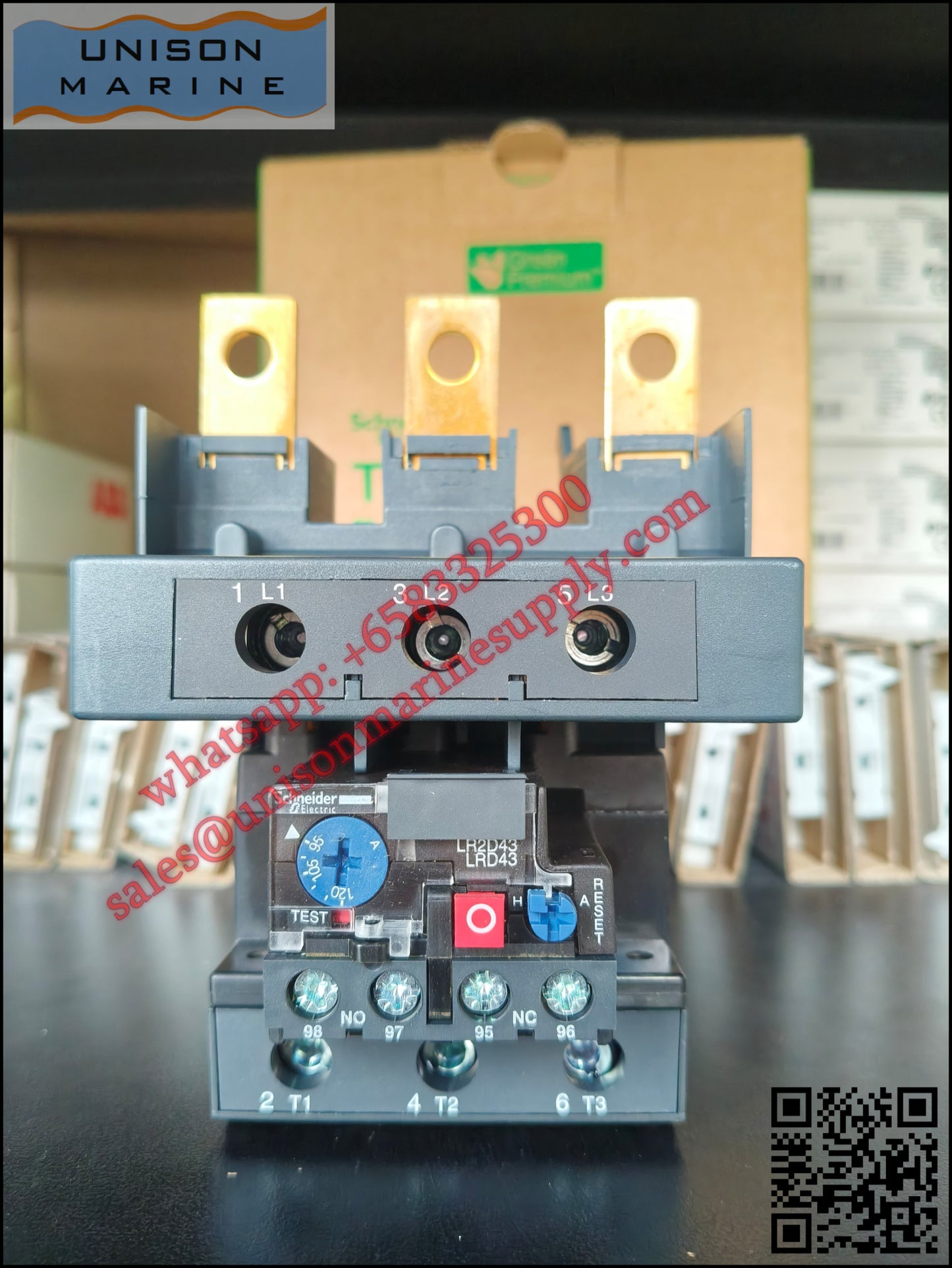 Schneider TeSys Deca Thermal overload relay: LRD4367, 95 to 120A