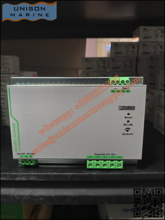 Phoenix Contact DIN Rail Power Supply：QUINT-PS/1AC/24DC/40 ,2866789