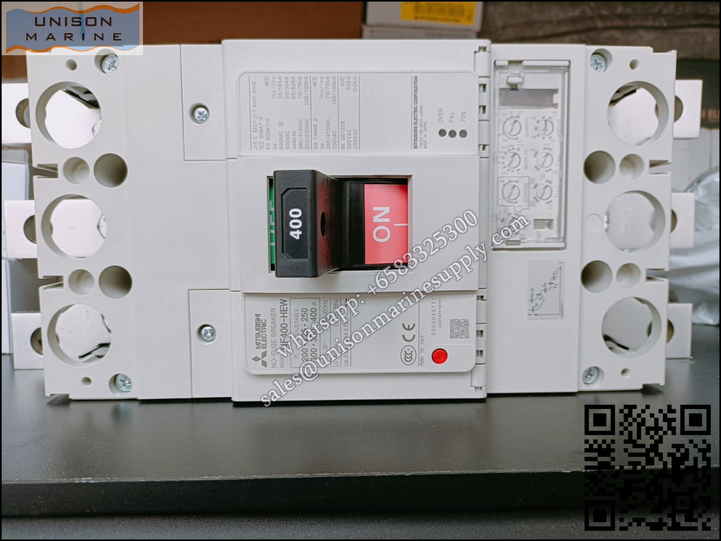 MITSUBISHI Low-voltage Circuit Breakers: NF400-HEW 3P 200-400A
