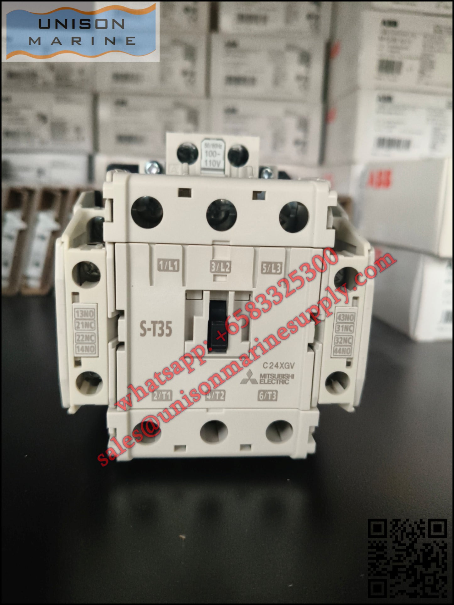 MITSUBISHI Magnetic Contactors: S-T35,2NO+2NC AC100-110V