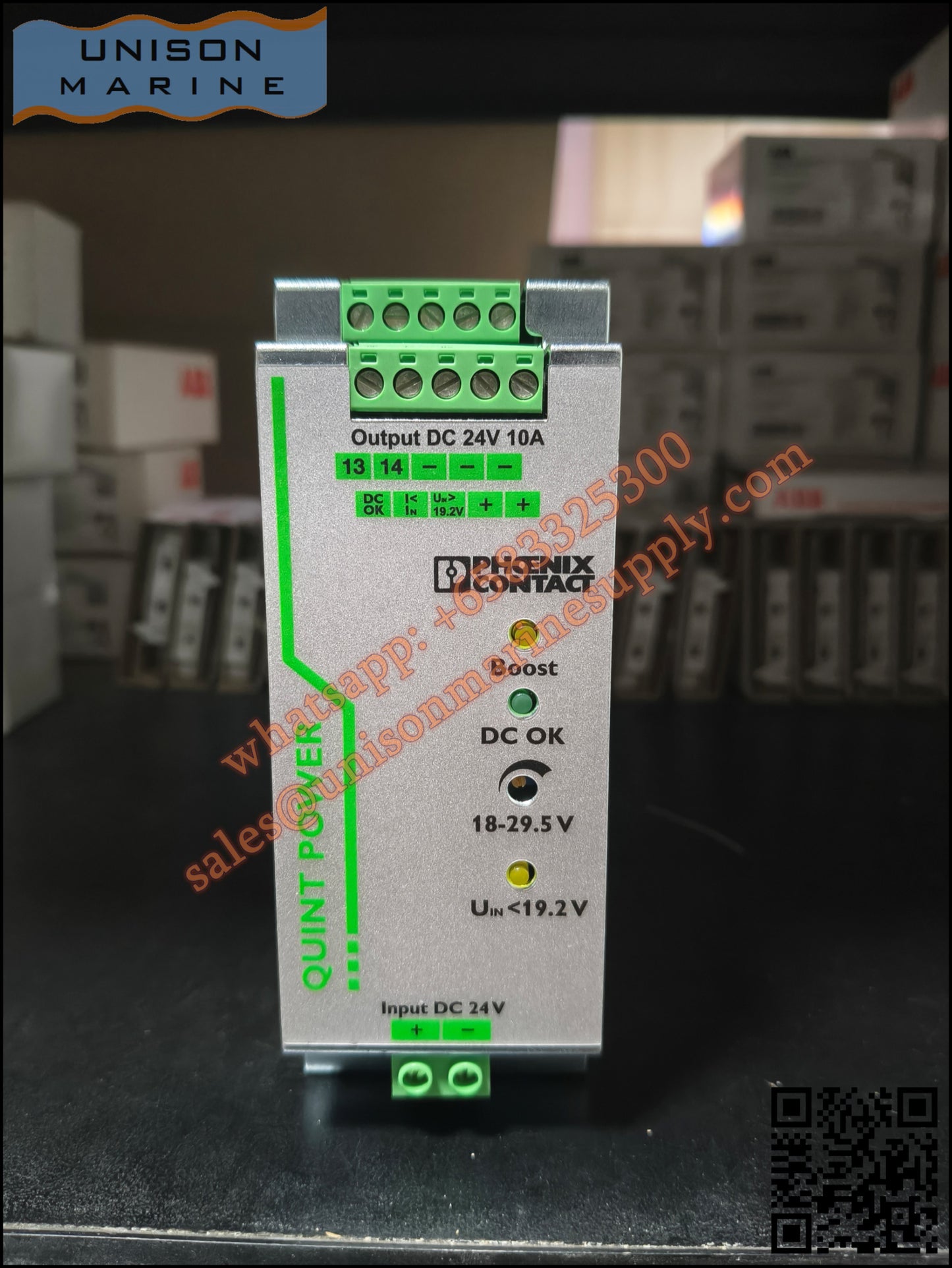 Phoenix Contact DIN Rail Power Supply：QUINT-PS/24DC/24DC/10, 2320092