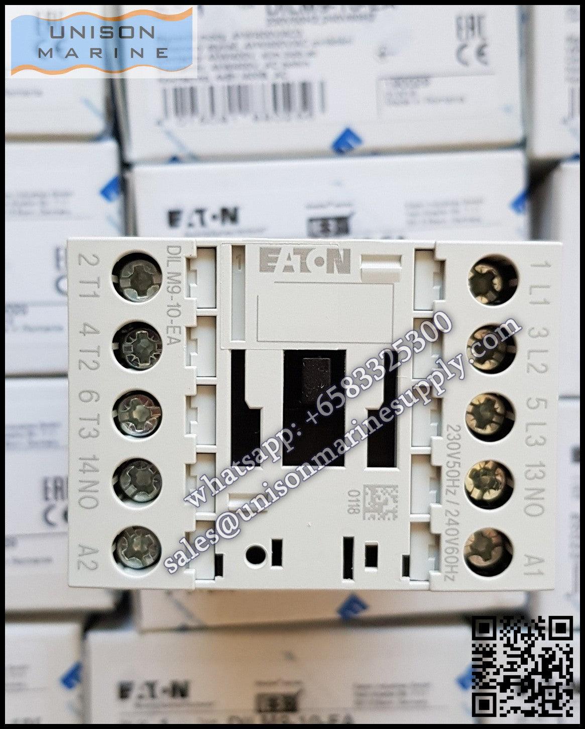 Eaton DILM Contactor, DILM12-10 230V 50Hz/24060Hz Coil  3-Pole