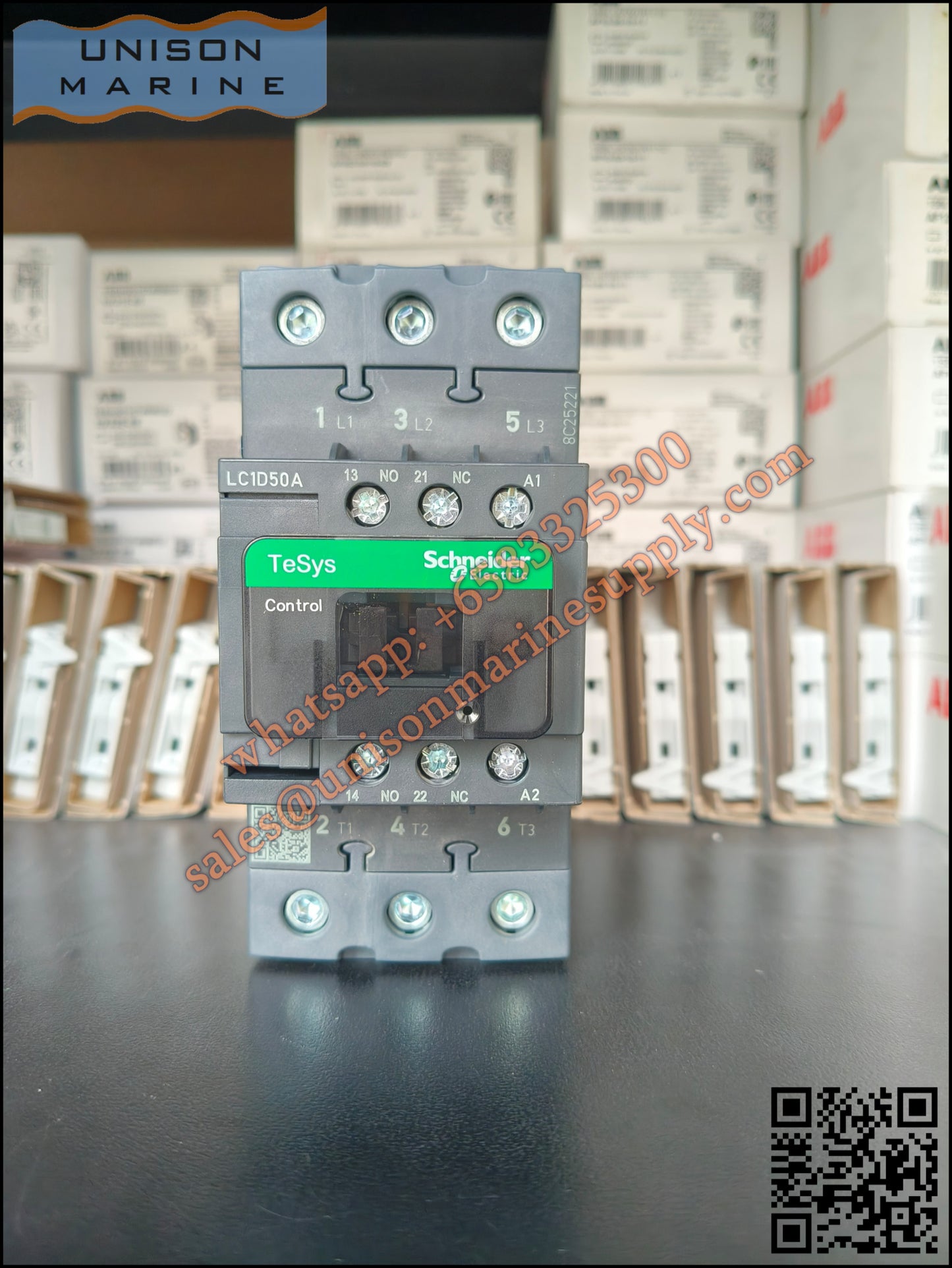 Schneider TeSys Deca Contactors : LC1D50AM7