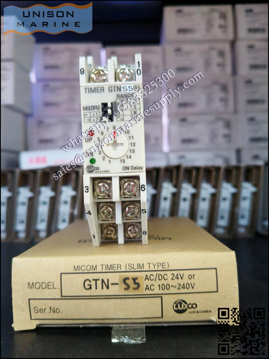Westronics （LUXCO）Marine Slim Timer : GTN-S5, AC100-240V;24VAC/DC