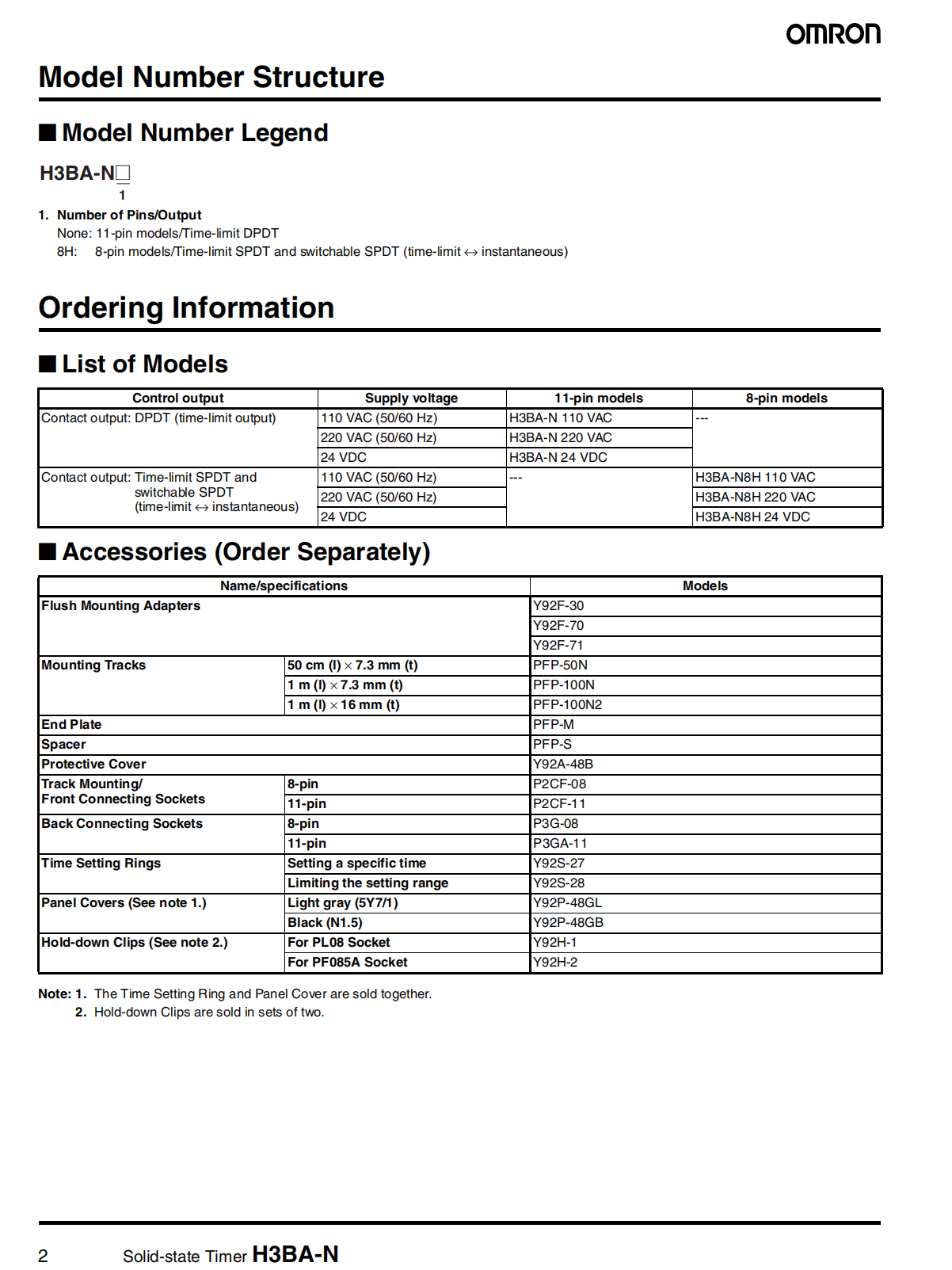 Omron Solid-state Timer: H3CR-A8E, 1.2s to 300h/100 to 240VAC