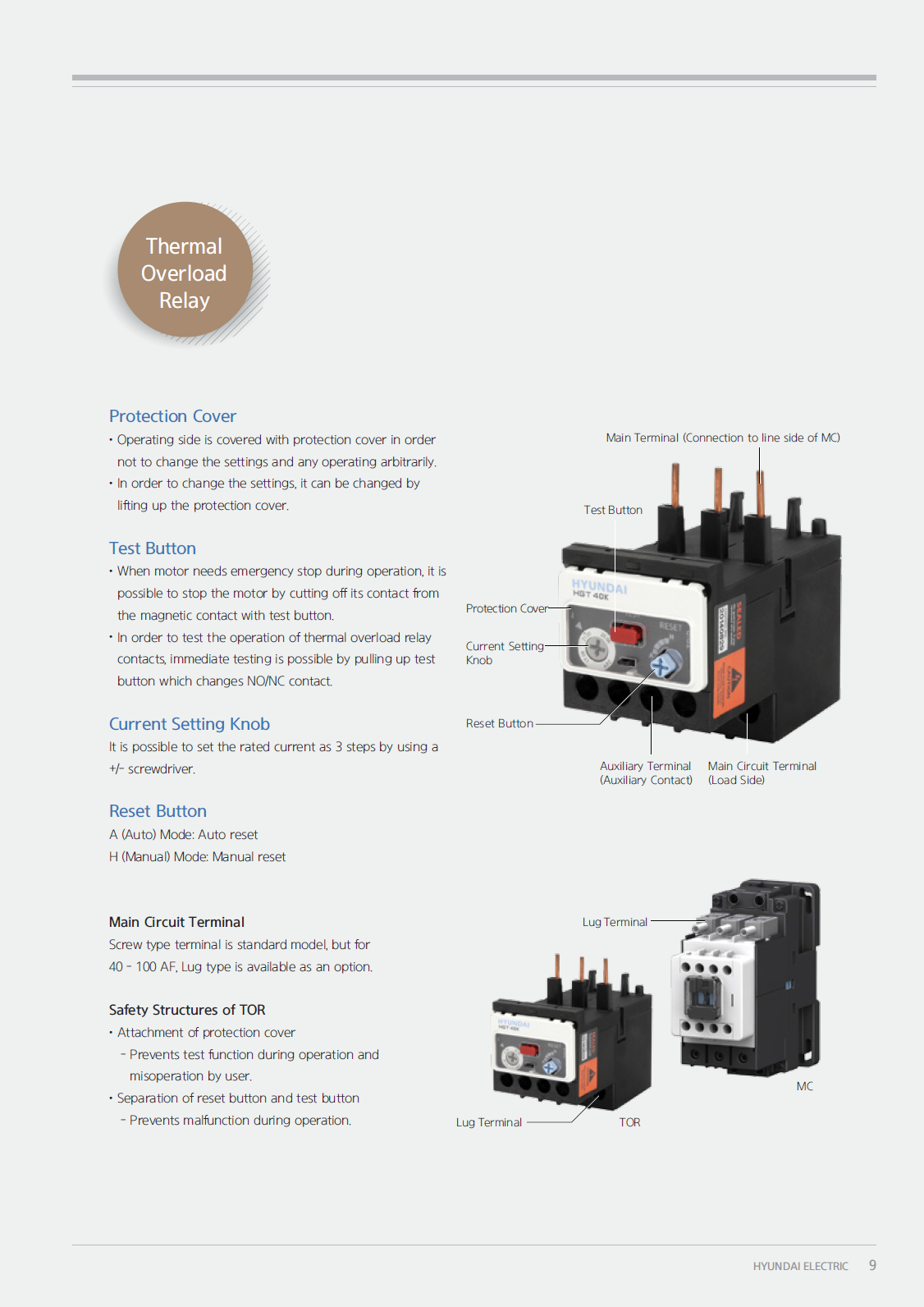 Hyundai Marine Magnetic Contactors Accessories - Control Coil HGCOL150 For HGC115/130/150